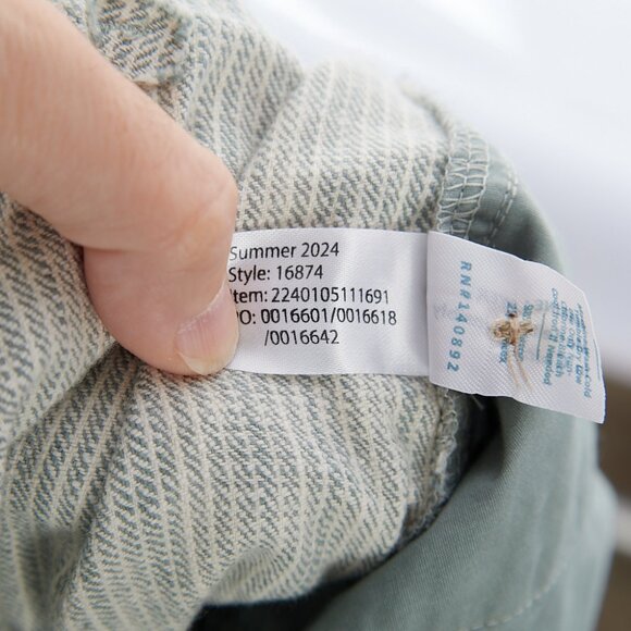 Marine Layer Saturday Beach Short in Green Stripe Men's 2XL NWT - Picture 7 of 7